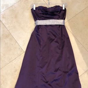 Size 6 purple bridesmaid dress.